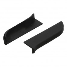 Заглушка левая для плинтуса TIS черная ПЛГЗК-0062