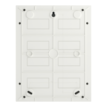 Щит монтажный Schneider Electric Easy9 EU, навесной, 2 ряда по 12 модулей, дымчатая дверь