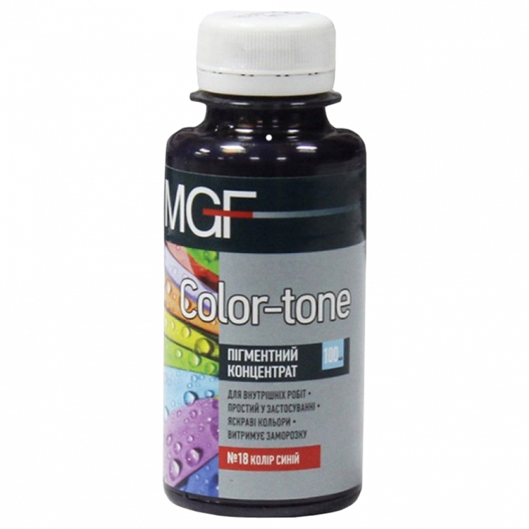 Пігментний концентрат MGF Color-Tone №18 синій 100 мл Київ у Києві - Новаторбуд - фото 1