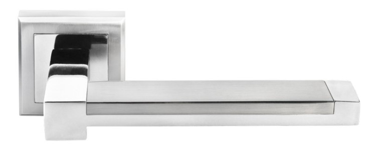 Ручка дверная MH-39 SC/CP-S мат.хром/полир.хром Киев в Киеве - Новаторстрой - фото 1