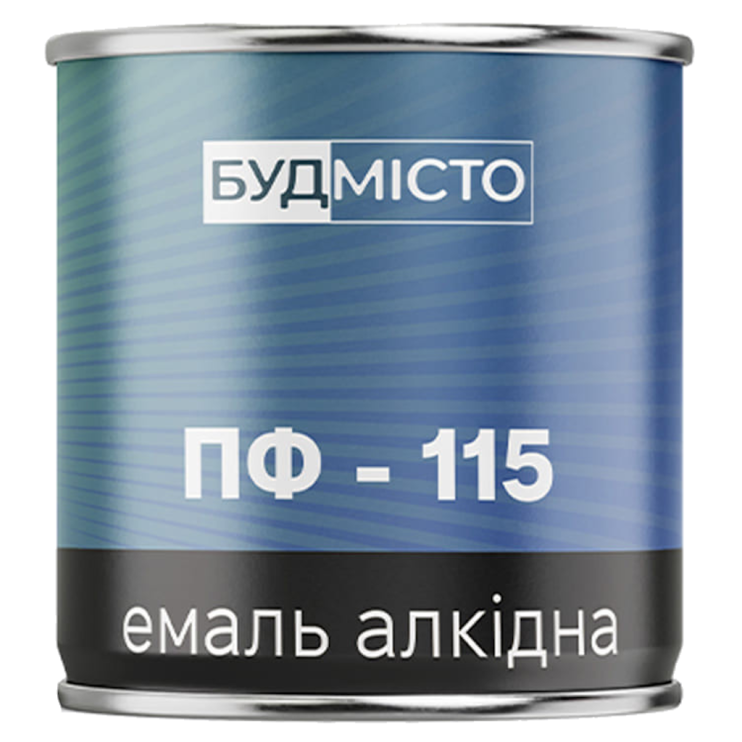 Емаль ПФ-115 Будмісто чорна (2,8 кг) Київ у Києві - Новаторбуд - фото 1