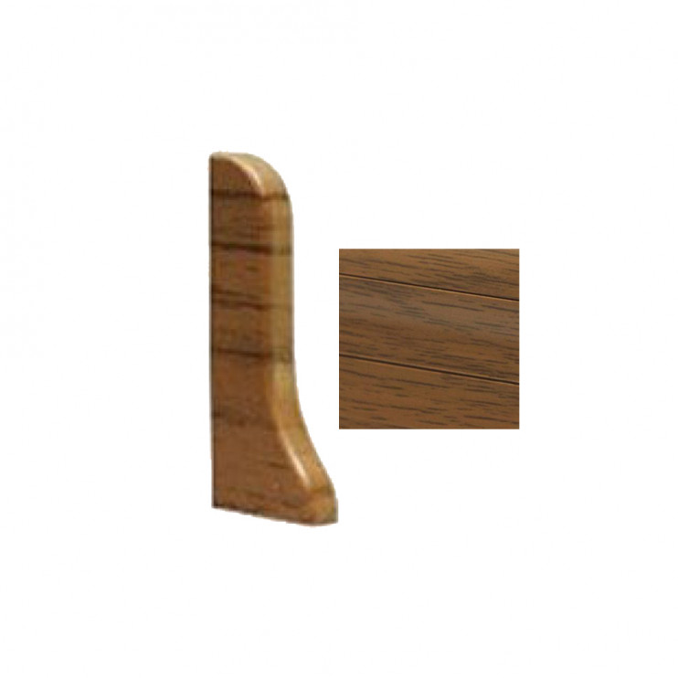 Заглушка левая ПВХ ОМиС Comfort дуб янтарный (529) 54 мм Киев в Киеве - Новаторстрой - фото 1