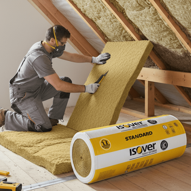 Минеральная вата Isover Roll 42 (50 мм) 18 м2 Киев в Киеве - Новаторстрой - фото 2