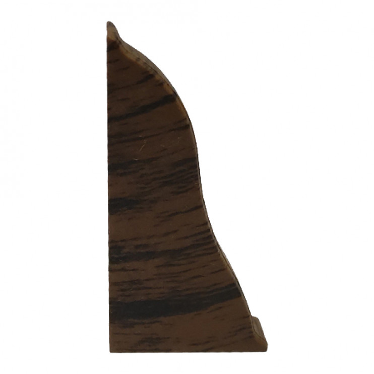 Заглушка ліва ПВХ ОМіС Comfort горіх (571) 54 мм Київ у Києві - Новаторбуд - фото 1