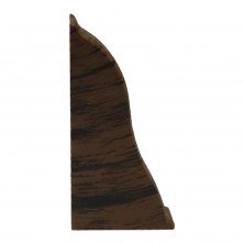 Заглушка ліва ПВХ ОМіС Comfort горіх (571) 54 мм