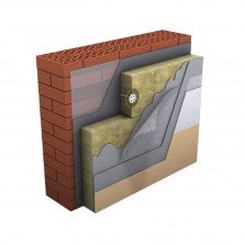 Базальтовая вата Novoterm HT Вент Фасад 80 (50x600x1000 мм)