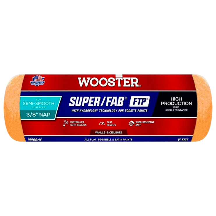 Валик для фарби WOOSTER Super/Fab FTP 9" ворс 3/8" - Новаторбуд - фото 1