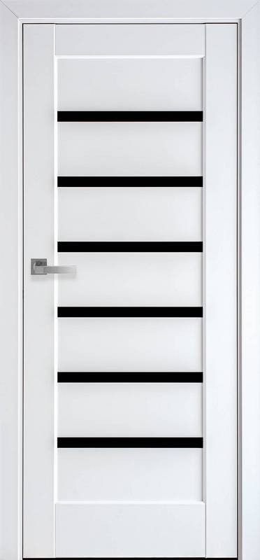 Двери: Линнея (900 мм) белый матовый ПП Премиум - Новаторстрой - фото 1