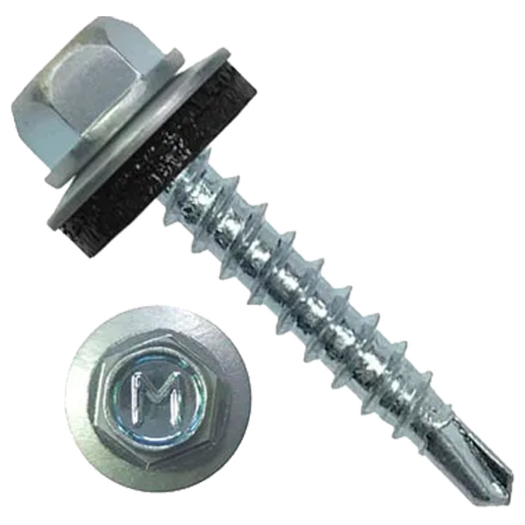 Саморіз покрівельний 4,8x90 мм - Новаторбуд - фото 1