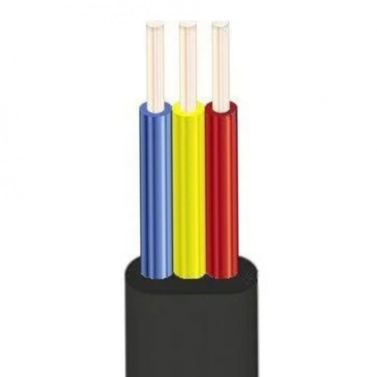 Кабель силовой Каблекс Украина ВВГнг-П 3x1,5 мм в разрезе - Новаторстрой - фото 1