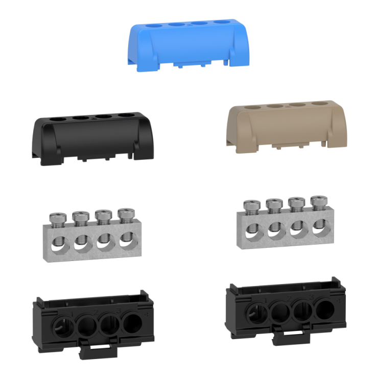 Комплект клемних блоків Schneider Electric Ph/Ph, 8 виходів, 63А Київ у Києві - Новаторбуд - фото 1