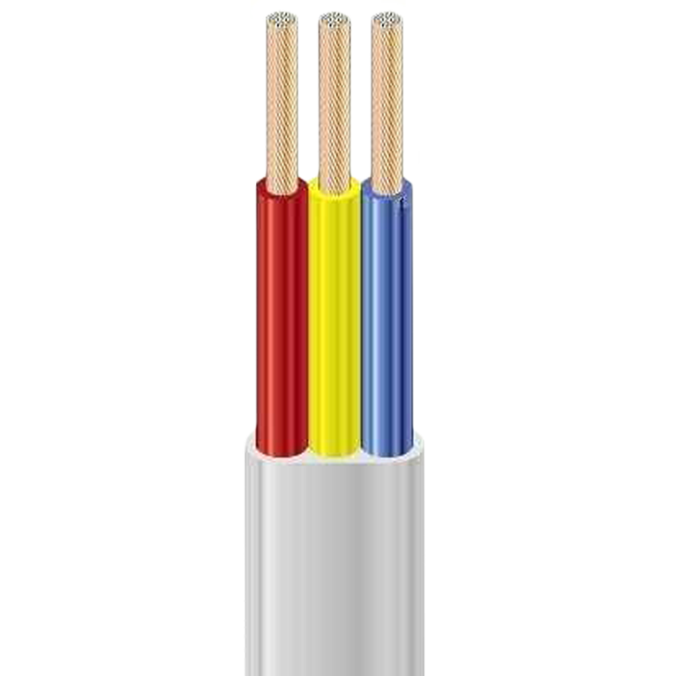 Провід мідний ЗЗЦМ ШВВП 3x0,75 мм - Новаторбуд - фото 1