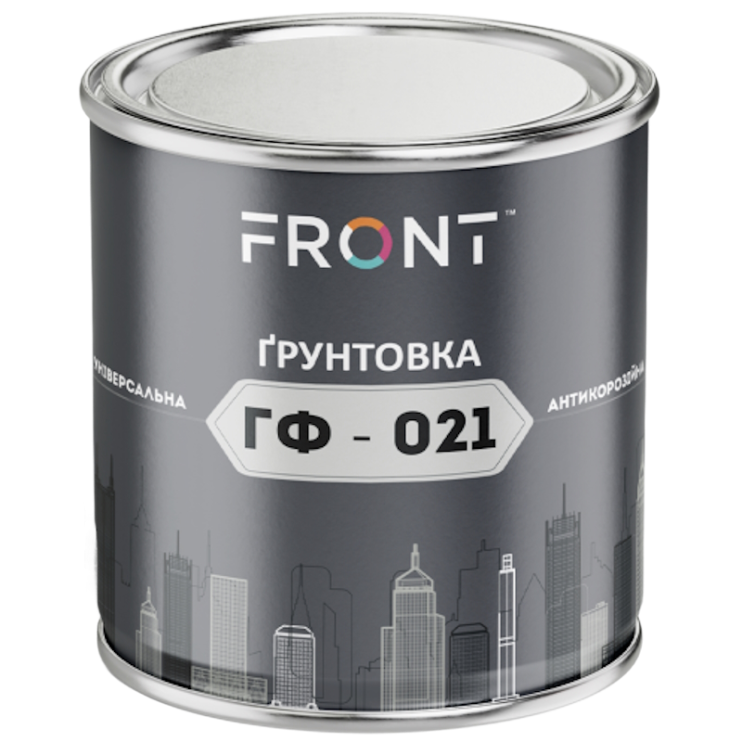 Грунт ГФ-021 FRONT світло-сірий (2,8 кг) Київ у Києві - Новаторбуд - фото 1