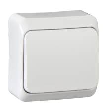 Выключатель 1-клавишный Schneider Electric Prima 10A, белый