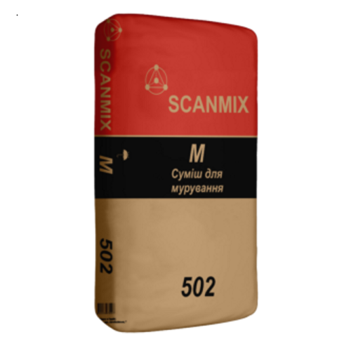 Клей для піногазобетону Scanmix M 502 (25 кг) - Новаторбуд - фото 1