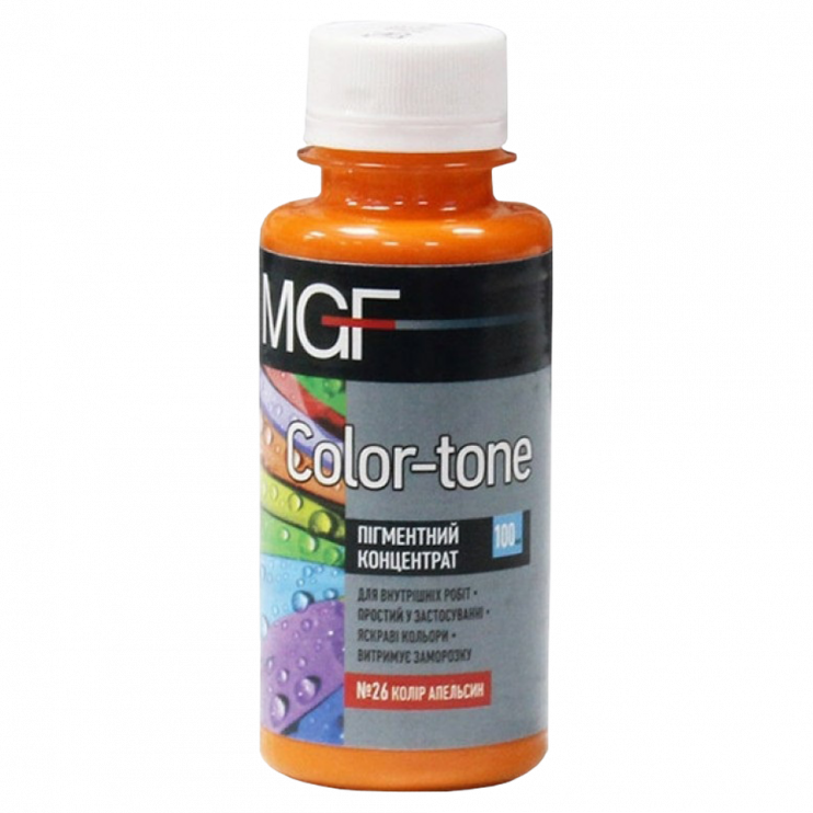 Пигментный концентрат MGF Color-Tone №26 апельсин 100 мл - Новаторстрой - фото 1