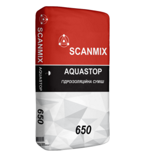 Гідроізоляція Scanmix Aquastop 650 (25 кг) Київ у Києві - Новаторбуд - фото 1
