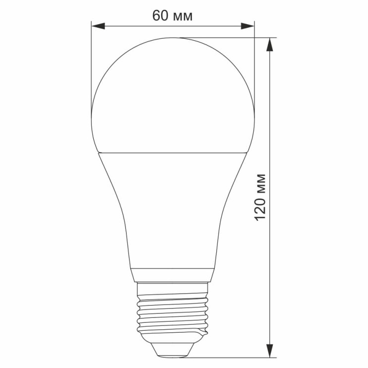 Лампа LED VIDEX A65e 15W E27 4100K Київ у Києві - Новаторбуд - фото 3