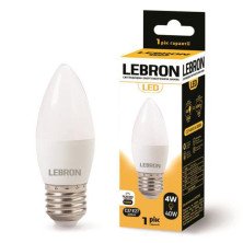 Лампа светодиодная LED Lebron L-З37 6W 4100K 480Lm 