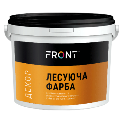 Декоративне покриття «Лесуюча фарба» FRONT (1 кг) - Новаторбуд - фото 1