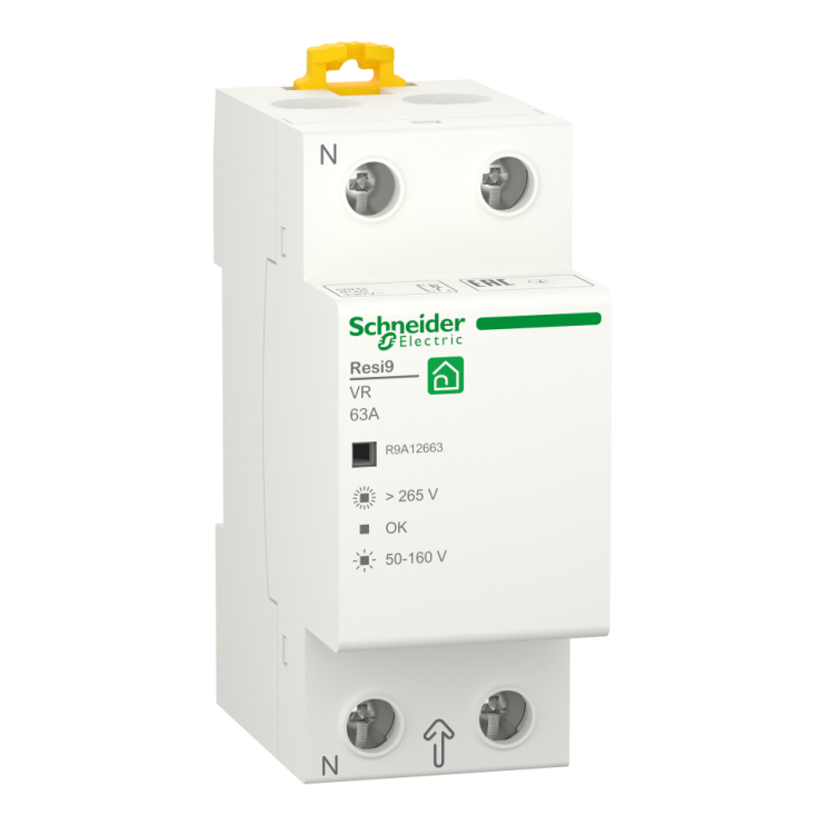 Реле напруги Schneider Electric Resi9 63A, 230В, 50Гц - Новаторбуд - фото 1