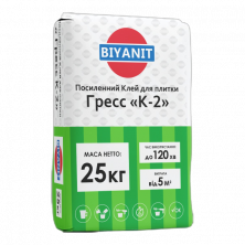 Клей для плитки усиленный Biyanit К-2 (25 кг)