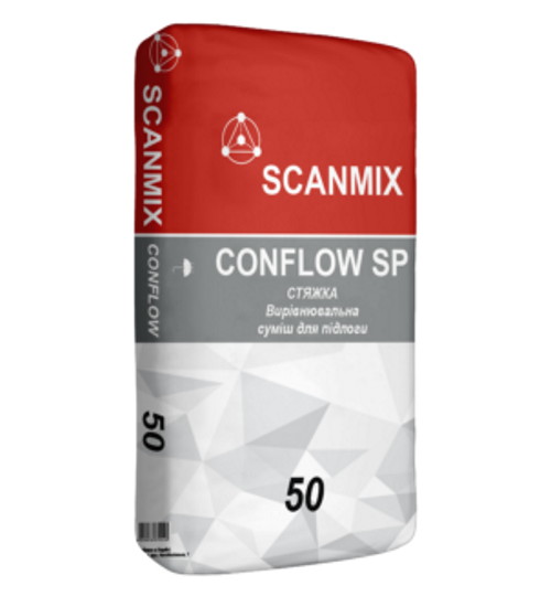 Стяжка для підлоги Scanmix Conflow SP 50 (25 кг) - Новаторбуд - фото 1