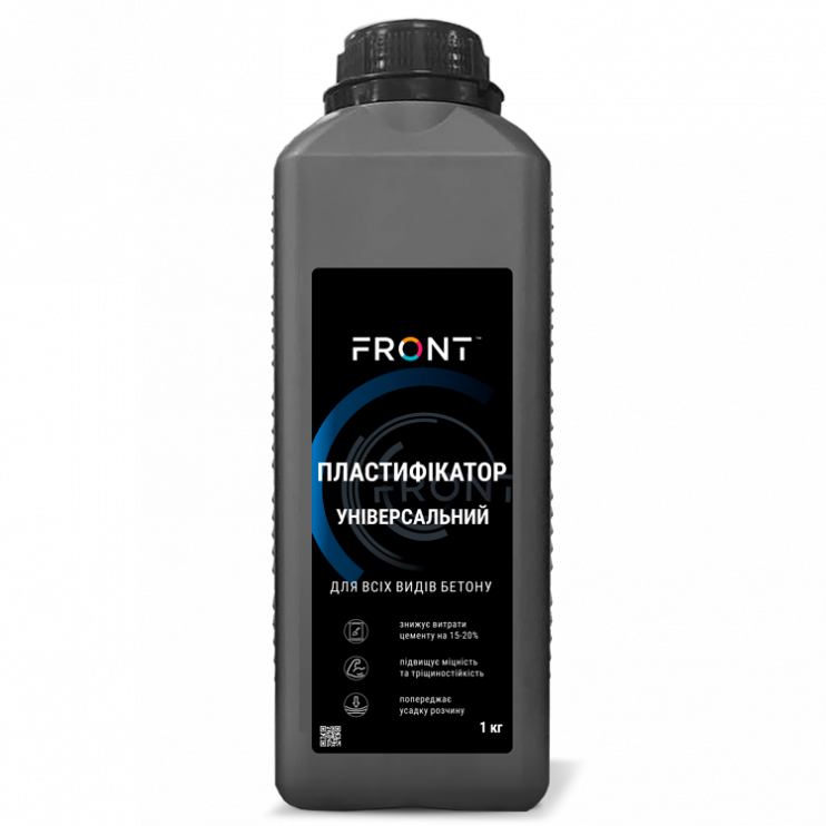 Пластификатор Универсальный для всех видов бетона FRONT (1 л) - Новаторстрой - фото 1