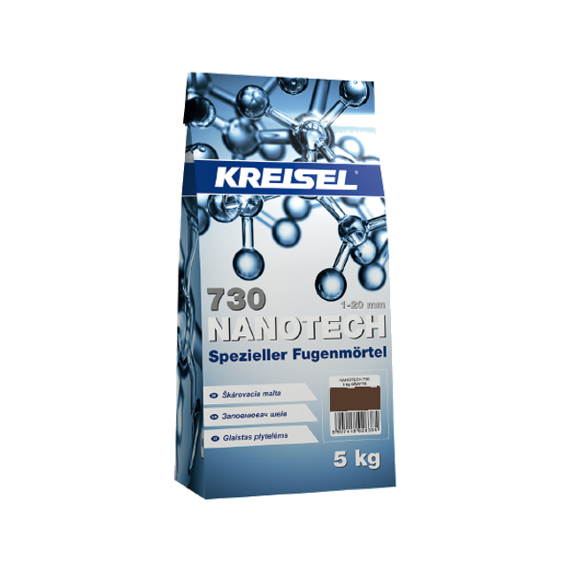 Затирка для швов Kreisel Fuga Nanotech 730 темно-коричневая 16А (2 кг) Киев в Киеве - Новаторстрой - фото 1