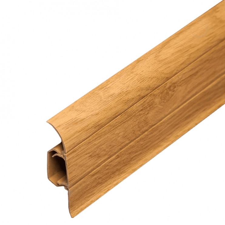 Плинтус ПВХ TIS дуб комо (ПЛГ-0028) 18x56x2500 мм Киев в Киеве - Новаторстрой - фото 1