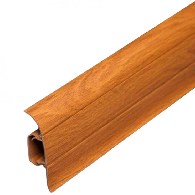 Плінтус ПВХ TIS дуб морган (ПЛГ-0026) 18x56x2500 мм - Новаторбуд - фото 1