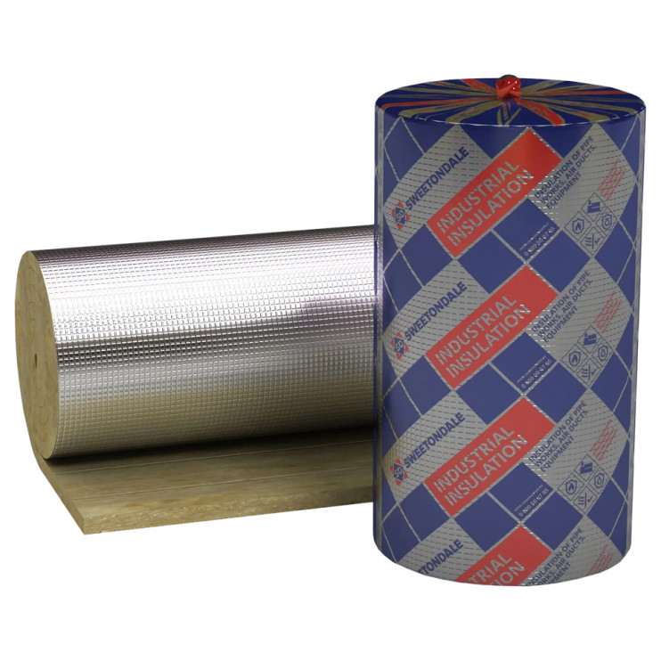 Мінеральна вата у матах Sweetondale ламельний фольгований (35 кг/м3) 50x1200x5000 мм - Новаторбуд - фото 1