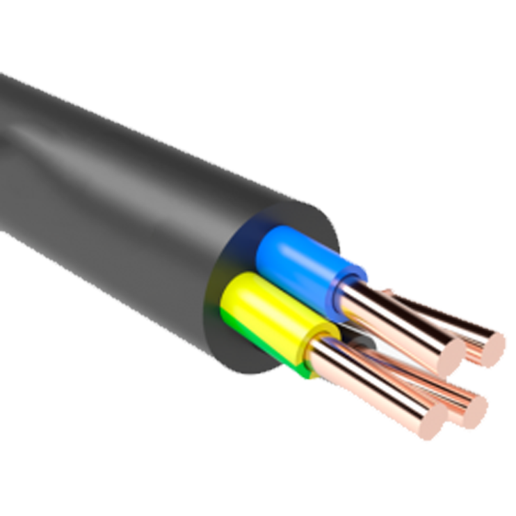 Кабель мідний ЗЗЦМ ВВГнгд 4x6 - Новаторбуд - фото 1