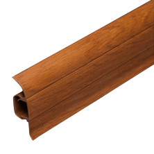 Плинтус ПВХ TIS орех бразильский (ПЛГ-0025) 18x56x2500 мм