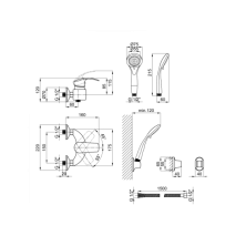 Смеситель Mars 35-001 для душа