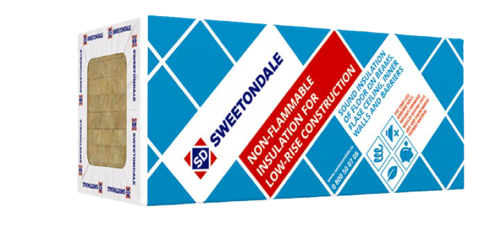 Минеральная вата Sweetondale Техноакустик (40 кг/м3) 1200x600x50 мм - Новаторстрой - фото 1