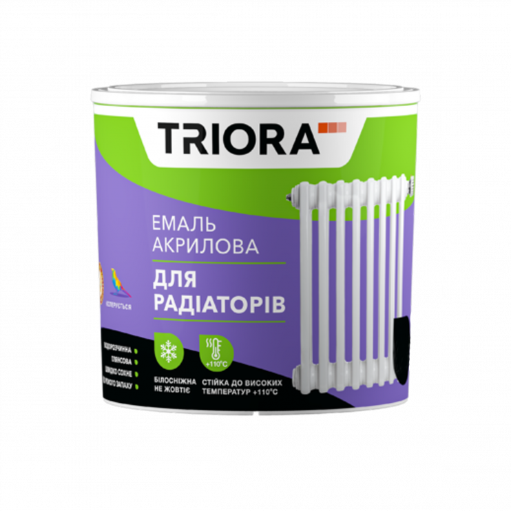 Емаль акрилова для радіаторів TRIORA (0,4 л) Київ у Києві - Новаторбуд - фото 1