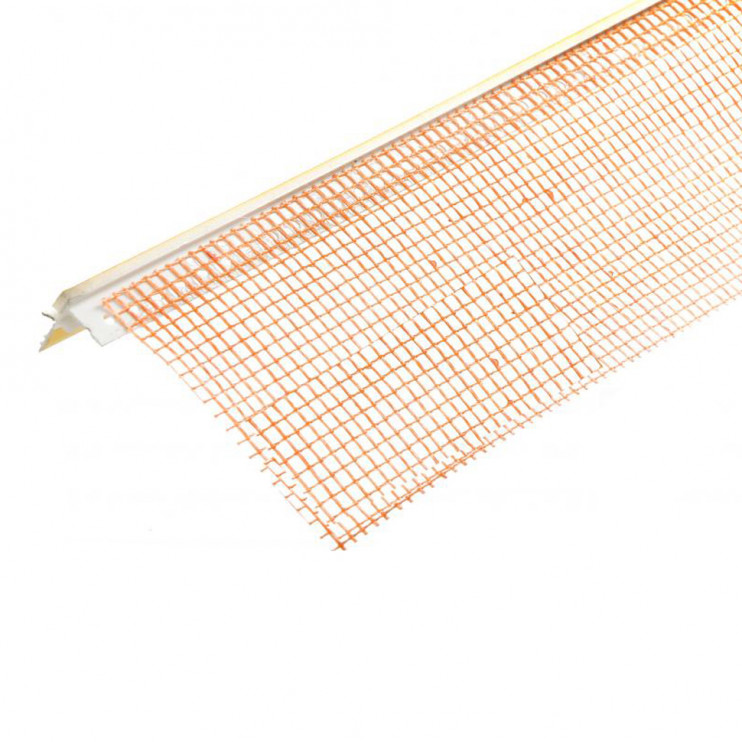 Профиль ПВХ оконного примыкания c армированной сеткой 6x9 мм (2,4 м) Киев в Киеве - Новаторстрой - фото 1