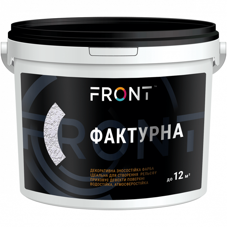 Краска Фактурная FRONT (12 кг) - Новаторстрой - фото 1