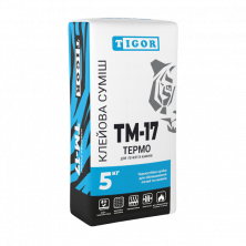 Клей термостійкий для печей та камінів TIGOR ТМ-17 Термо (5 кг)