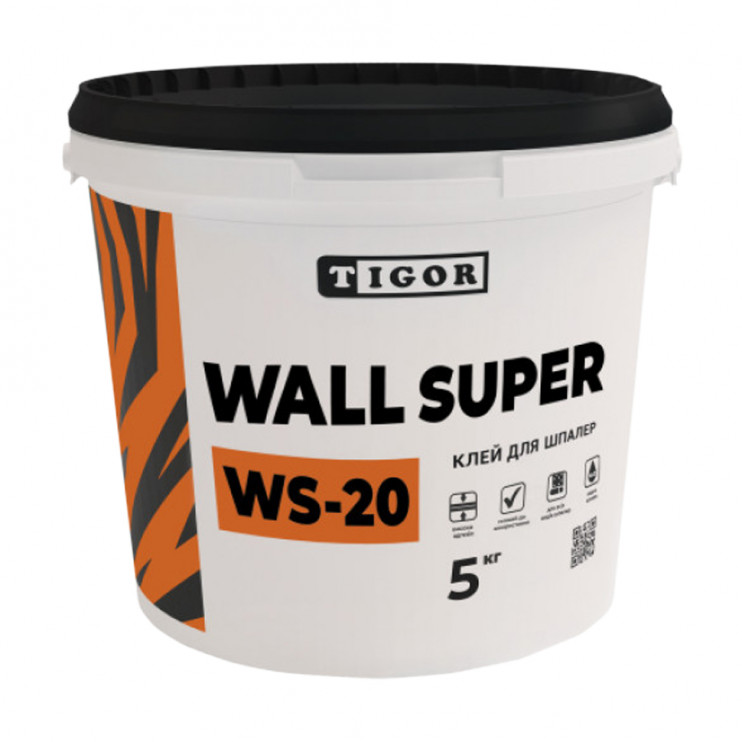Клей для обоев TIGOR Wall super WS-20 (5 кг) - Новаторстрой - фото 1