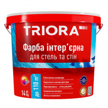 Фарба інтер'єрна TRIORA для стін та стелі (14 кг)