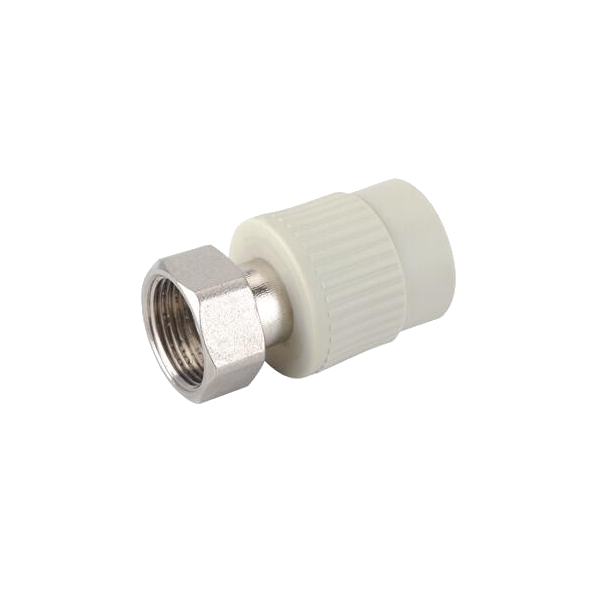 Муфта з накидною гайкою Rozma 20x1/2 поліпропілен Київ у Києві - Новаторбуд - фото 1