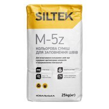 Цветная смесь для заполнения швов Siltek M-5z белая (25 кг)