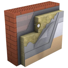 Базальтова вата Novoterm Фасад 135 (150x600x1000 мм)