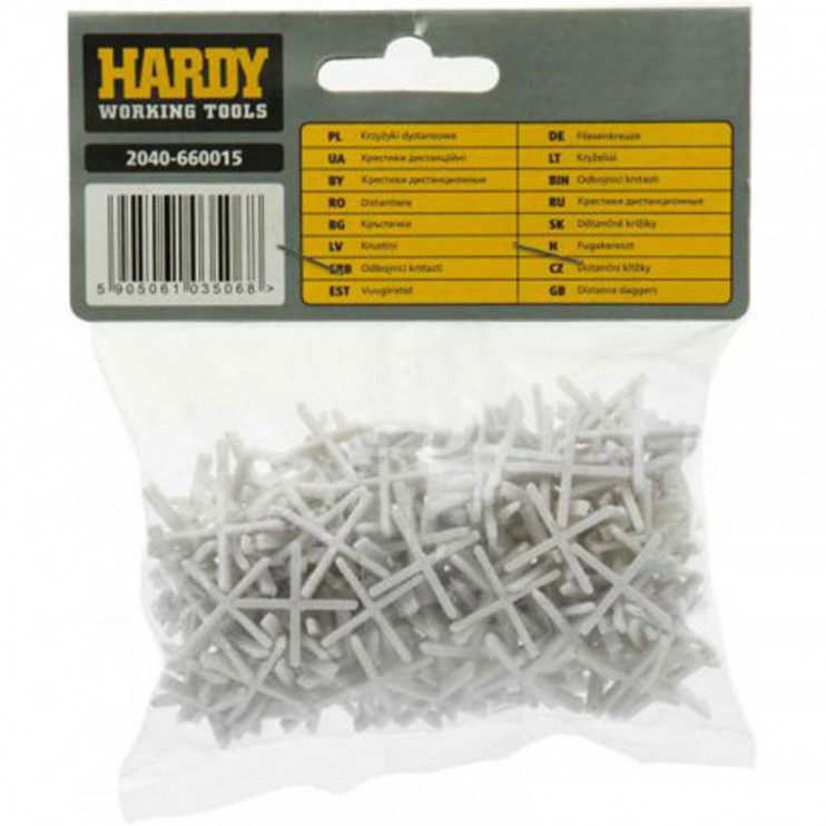 Хрестики для плитки HARDY 2 мм (200 шт) Київ у Києві - Новаторбуд - фото 1