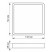 Світильник накладний квадрат LED VIDEX 12W (VL-DLSS-125)