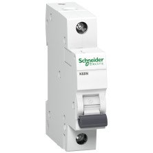 Автоматичний вимикач Schneider Electric Acti9 K60N, 1P, 40A, C крива, 6000A