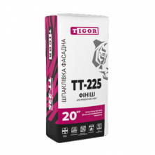 Фінішна шпаклівка Tigor TT-225 фасадна біла (20 кг)