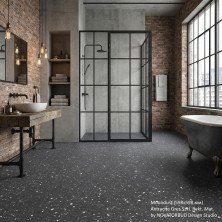 Напольная и облицовочная плитка Moondust Antracite Gres Szkl. Rekt. Mat. 598x598 мм